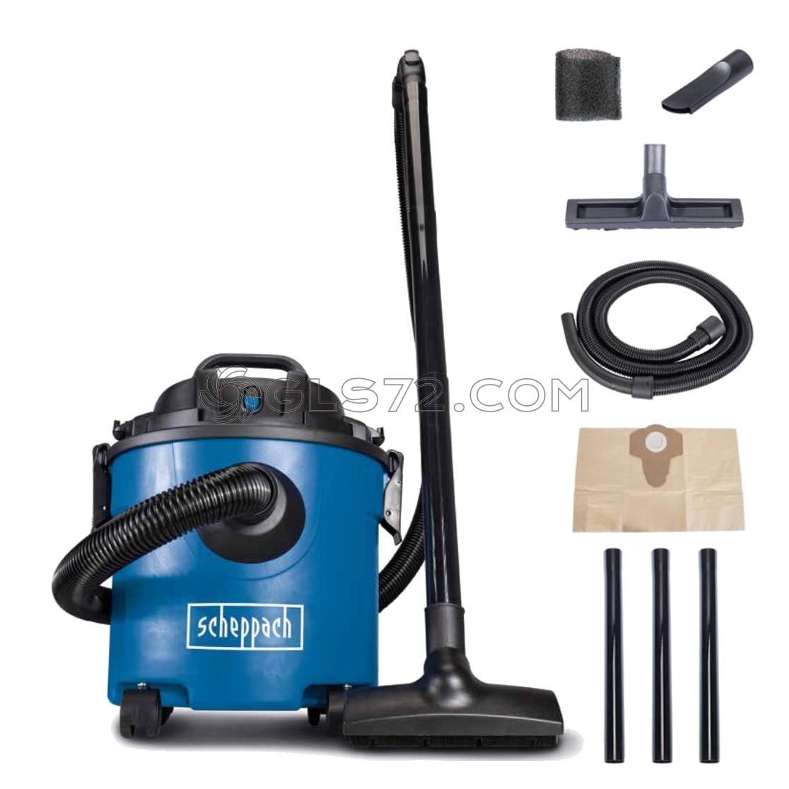 230V WET AND DRY VACUUM CLEANER 16L 1200W SCHEPPACH NTS16