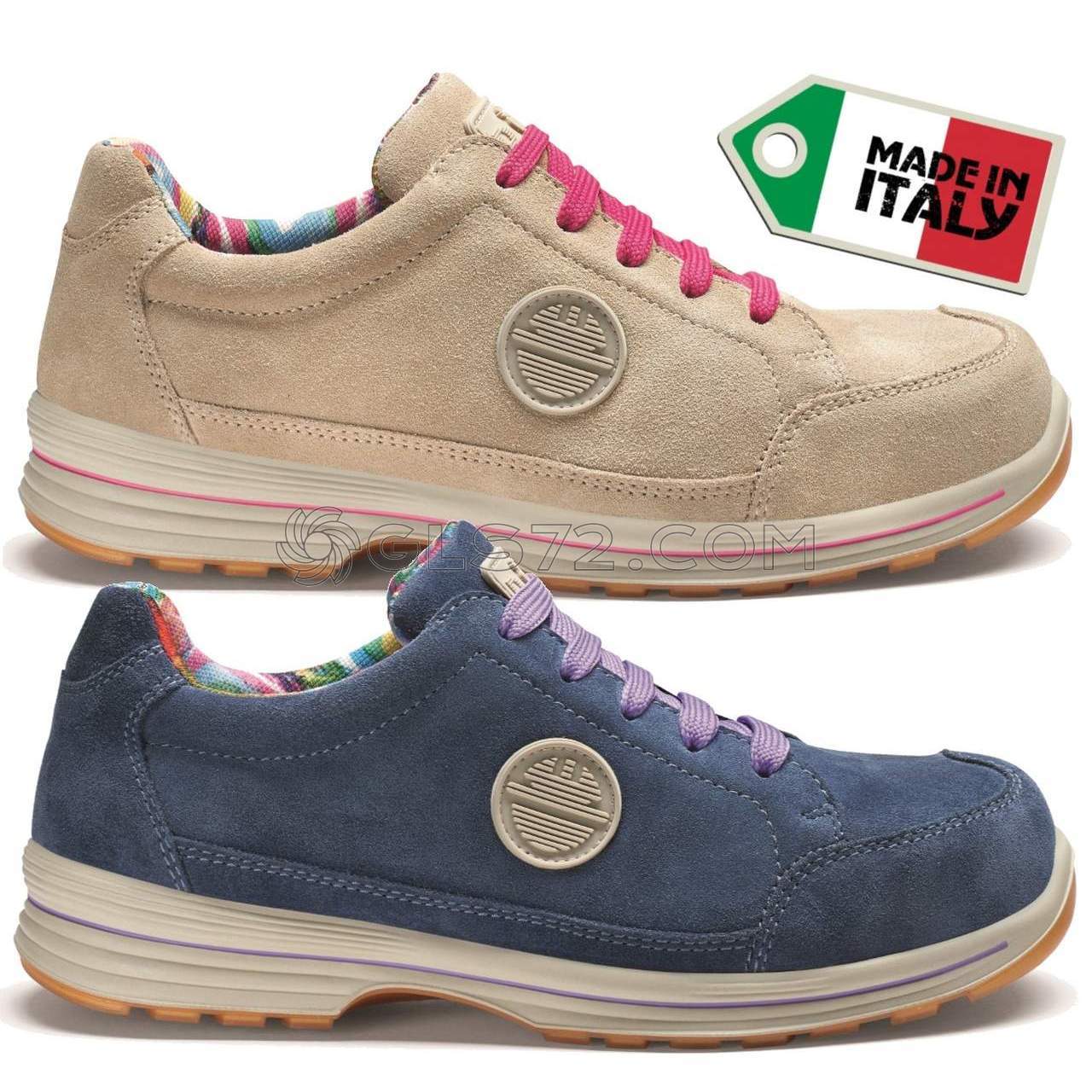 Scarpe Antinfortunistiche Kate Da Donna - Puntale Acciaio, Suola Defaticante, Tomaia Pelle (Blu) - Foto 11