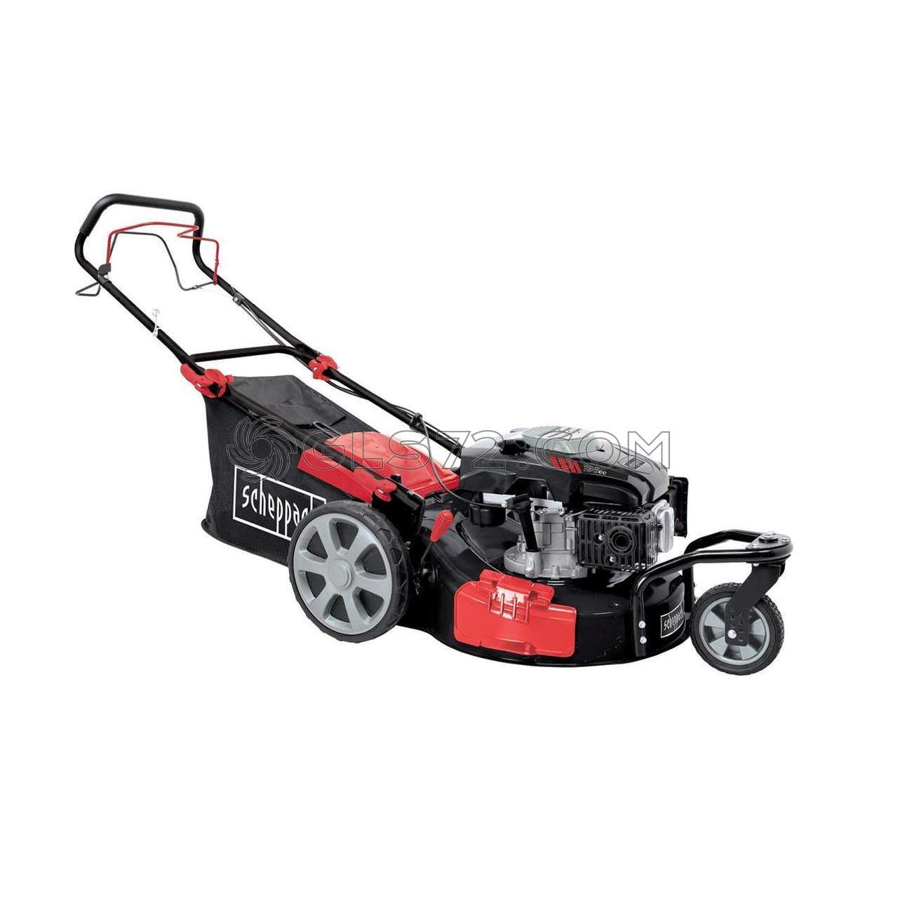 51cm Benzin Rasenmaher Mit Radantrieb 196cc Mulchen Fangen Scheppach Ms196 51 3w