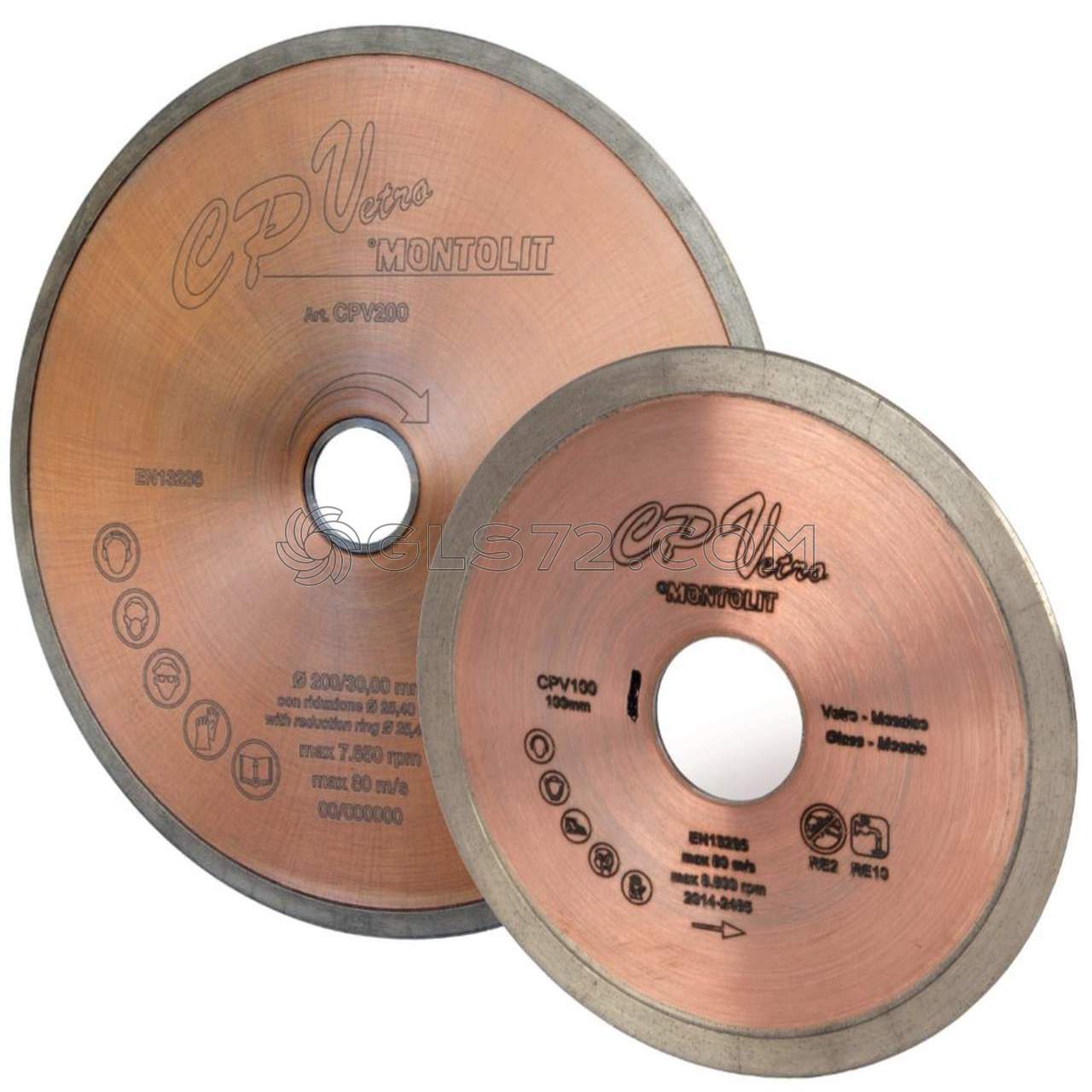 DIAMOND DISC BLADE FOR GLASS TILES MONTOLIT CERMONT CPV