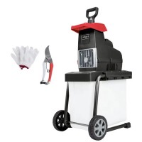 230V SILENT ELECTRIC GARDEN SHREDDER 45MM MULCHER CHIPPER 2800W SCHEPPACH GS60