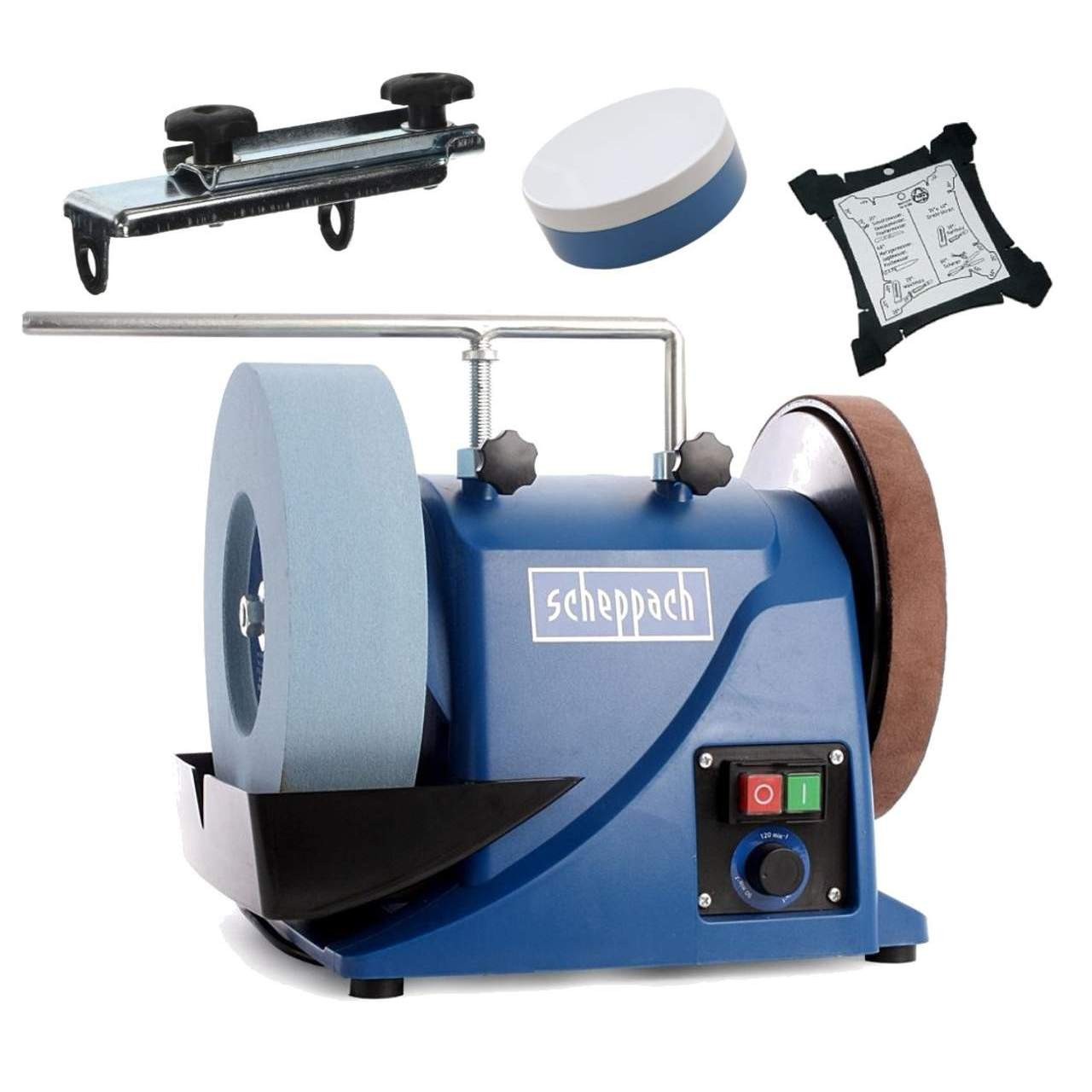 Scheppach T20880 Accessorio Per Rettificatrice Tiger | Dispositivo 70 Per Affilatura Precisione - Foto 2